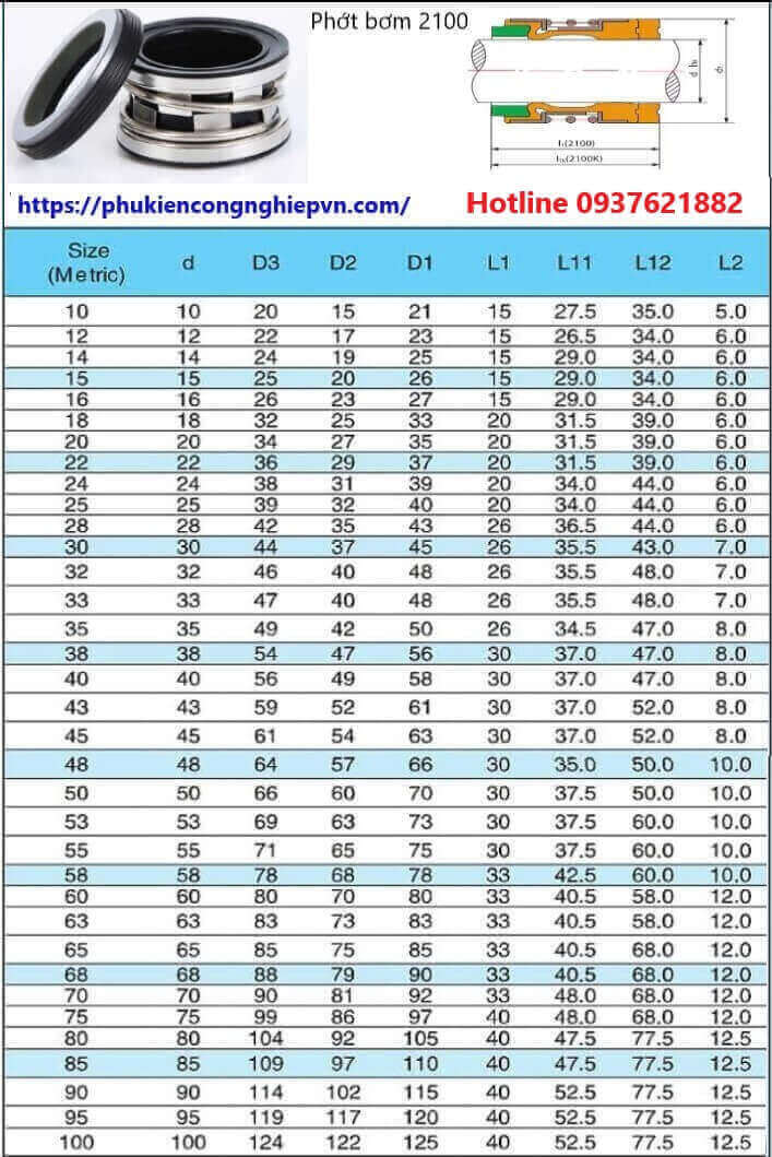 Phớt bơm 2100-2(1)